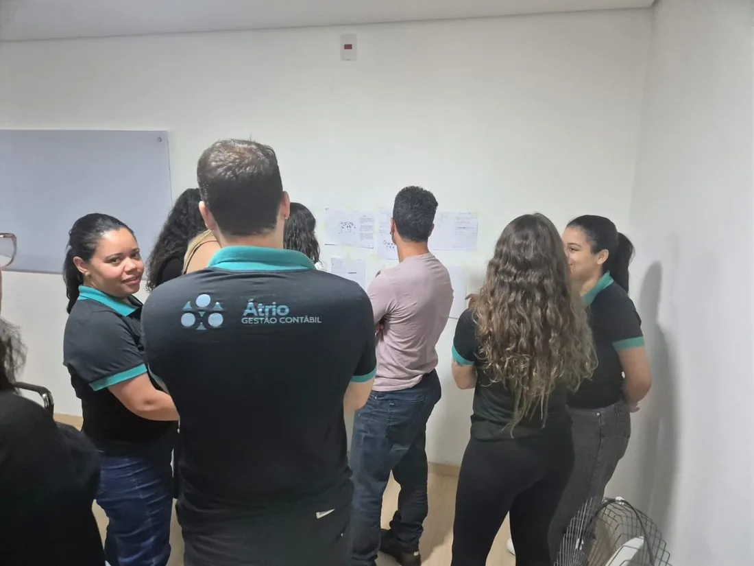 Equipe do departamento de legalização da Átrio