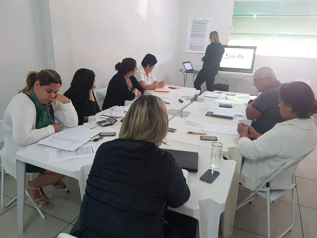 Fernando Silva em treinamento de gestão para supermercadistas